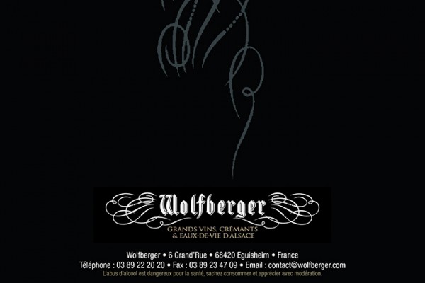 Dernière de couverture de la chemise pour les vins de chez Wolfberger