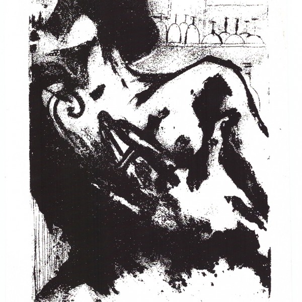 Pointe sèche et sucre !” - Sérigraphie d'une gravure réalisée au sucre et travaillée à la pointe sèche par dessus.